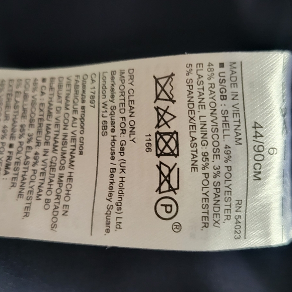 Ladies Banana Republican Pant Suit Size 6 - Picture 4 of 5